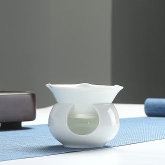 Chen xiang | dehua white porcelain paint filter manually tea set ceramic tea filters tea accessories porcelain insulation)