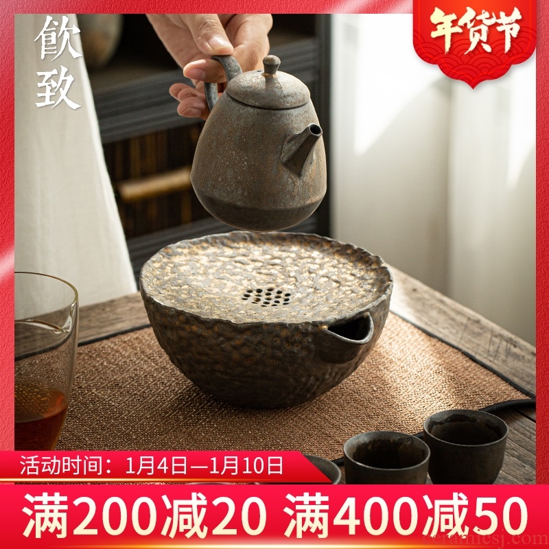 Ultimately responds to 12 gold glaze up iron pot type ceramic dry mercifully set a pot of water as teapot kung fu tea tea taking