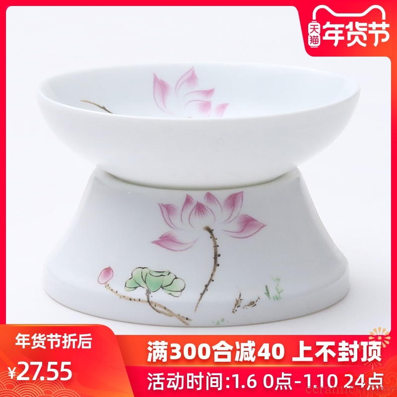 The Article about ceramic up porcelain remit white porcelain) tea tea tea service item in hot tea filters