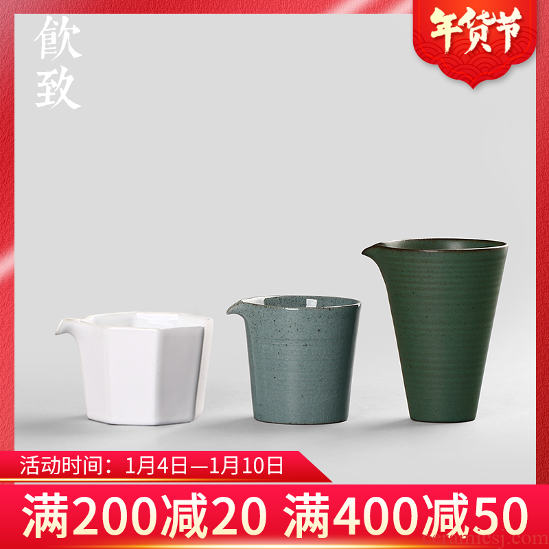 Ultimately responds to coarse pottery jingdezhen ceramic fair keller large Japanese tea and a cup of tea ware fambe points sea kunfu tea cup