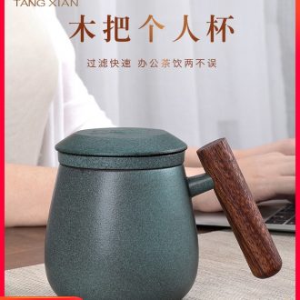 Tang Xian ceramic crack of personal tea cup is suing travel tea sets portable kung fu tea tea