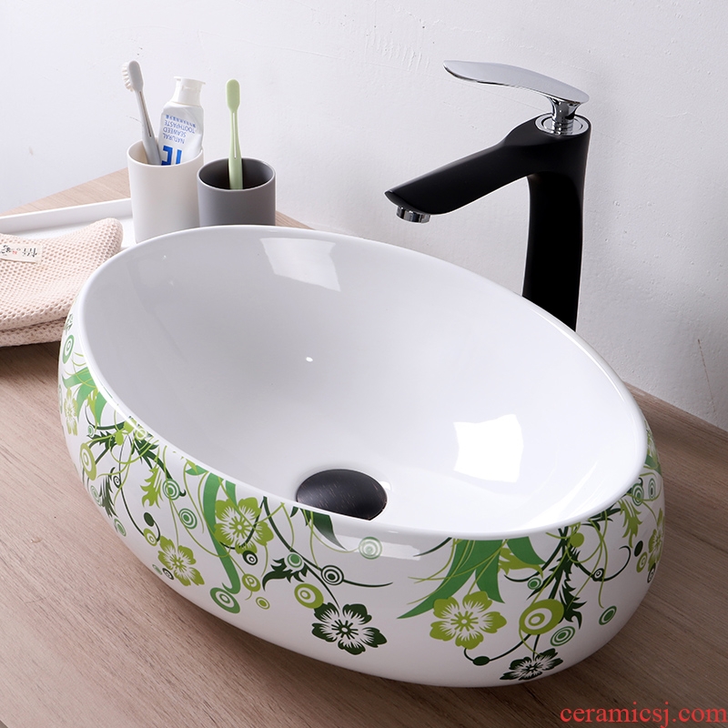 American contracted hotel ceramic stage basin sink toilet basin that wash a face wash basin oval large pool