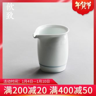 Ultimately responds to the xuan wen hand - made tea sea of blue and white porcelain tea set and a cup of large - sized ceramic fair keller kongfu tea machine accessories
