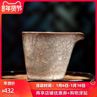 Longquan celadon fair manual tea cups of elder brother up with ice crack points home a single tea sea ceramics kung fu tea set