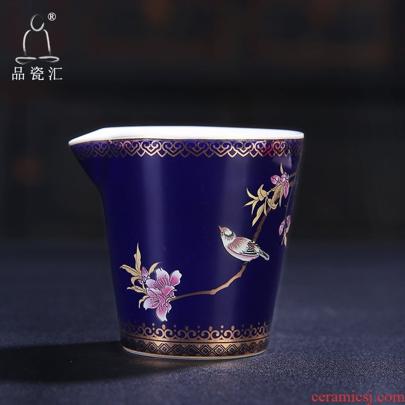 China hui ji blue glaze heavy industry fuels the tea sea charactizing a ceramic fair keller of tea points of tea and a cup of tea