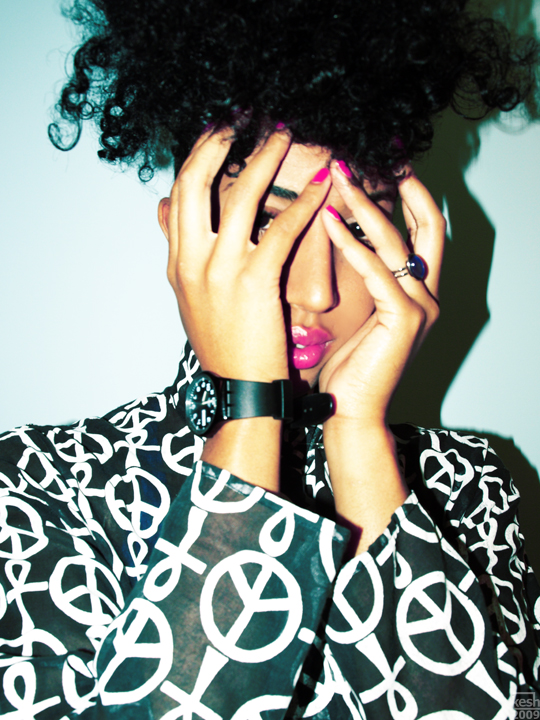 The designer herself