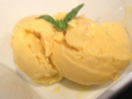 RECIPE Mango Basil Frozen Yogurt The Couch Sessions