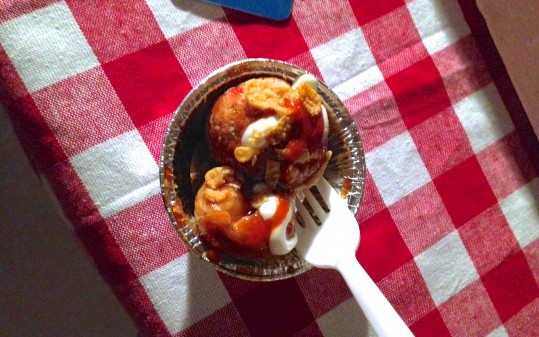 Shrimp and Sausage Teriyaki Balls