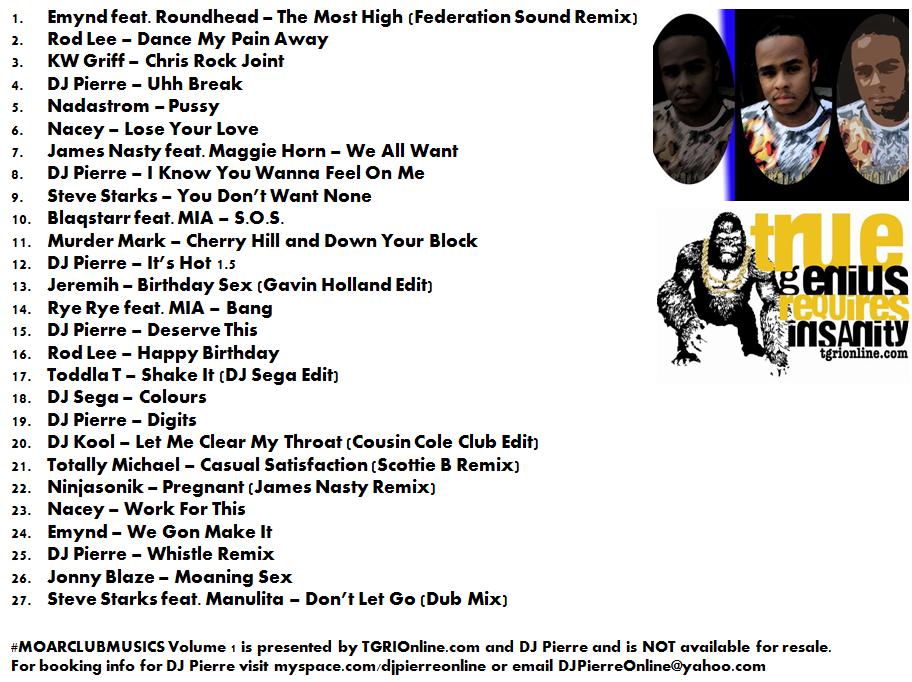 MOAR CLUB MUSICS (back)