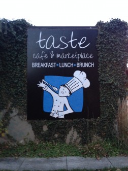 Taste Café and Marketplace is located on the southwest corner of 52nd street and College ave.