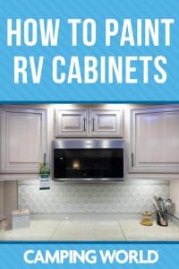How To Paint Rv Cabinets Camping World