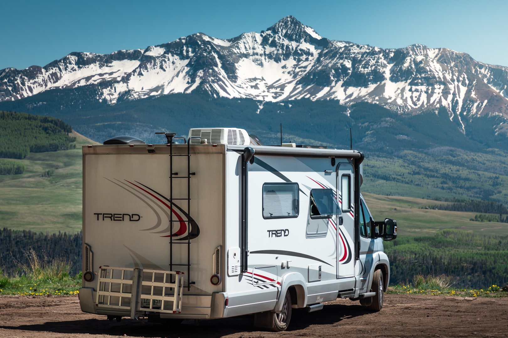 Some boondocking spots come with great views all to yourself!