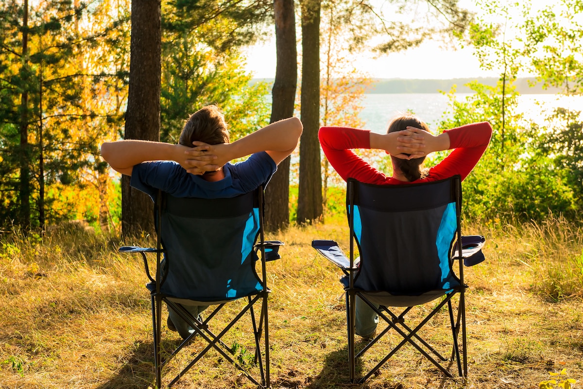 lay back camping chairs