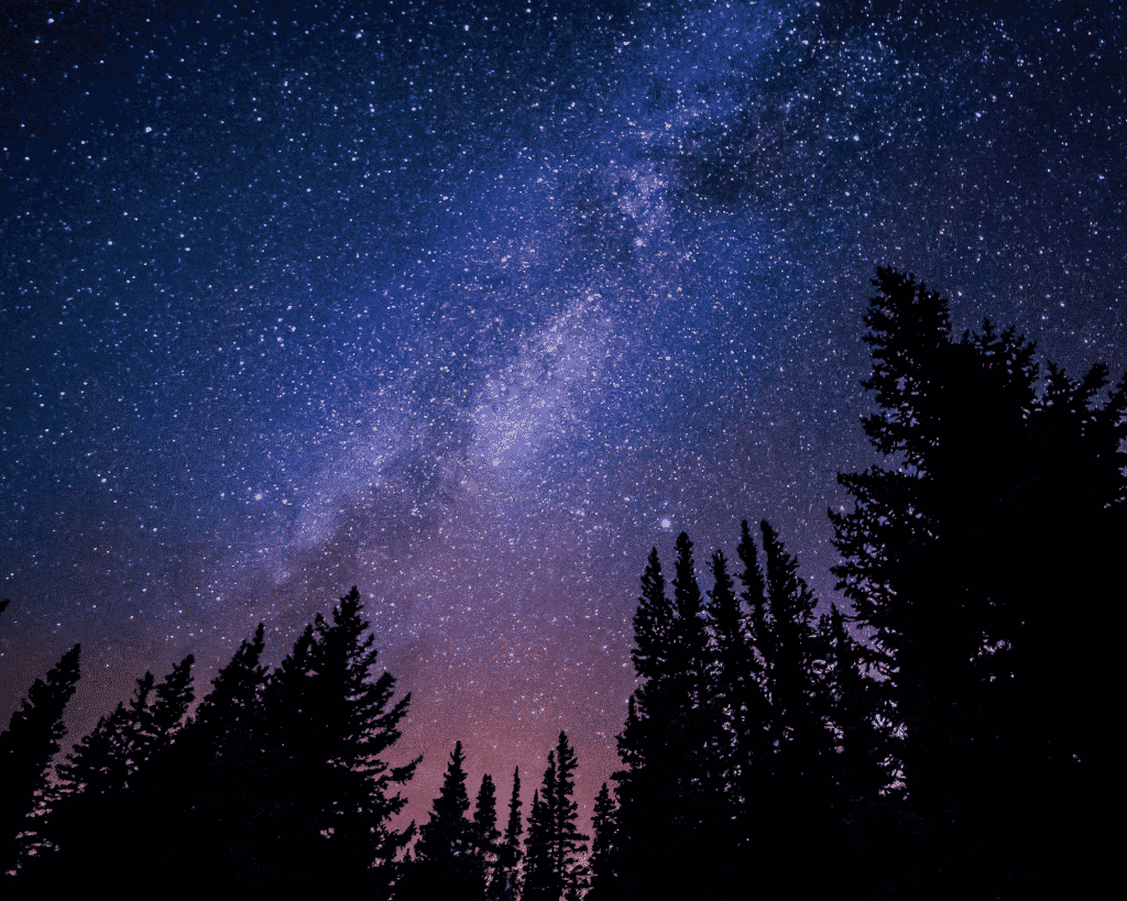 View of the Milky Way over Michigan.