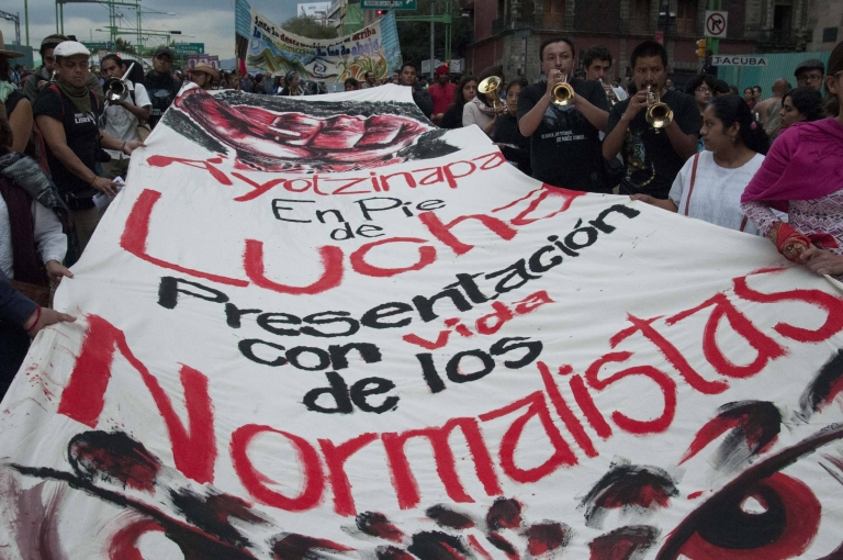 Los 43 maestros normalistas de Ayotzinapa