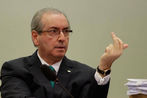 El ex jefe de la Cámara de Diputados de Brasil, Eduardo Cunha, suspendido por supuesta corrupción. Agencia EFE.