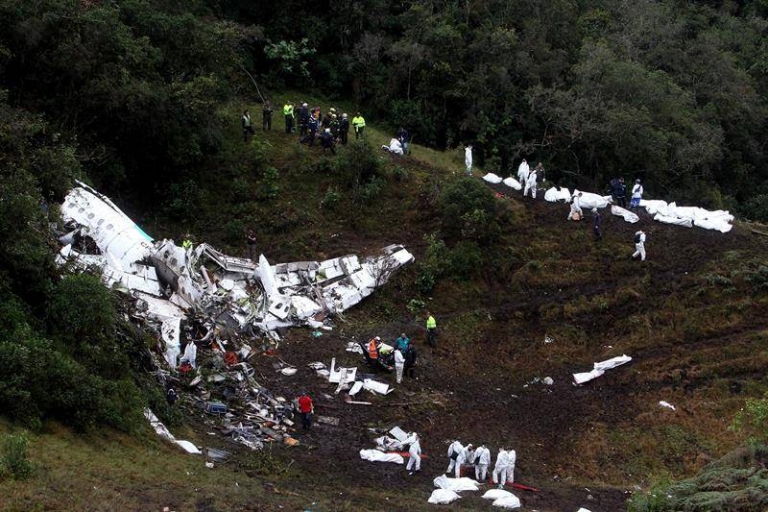 Cerro en Colombia se llamará Chapecoense en honor a víctimas de la tragedia