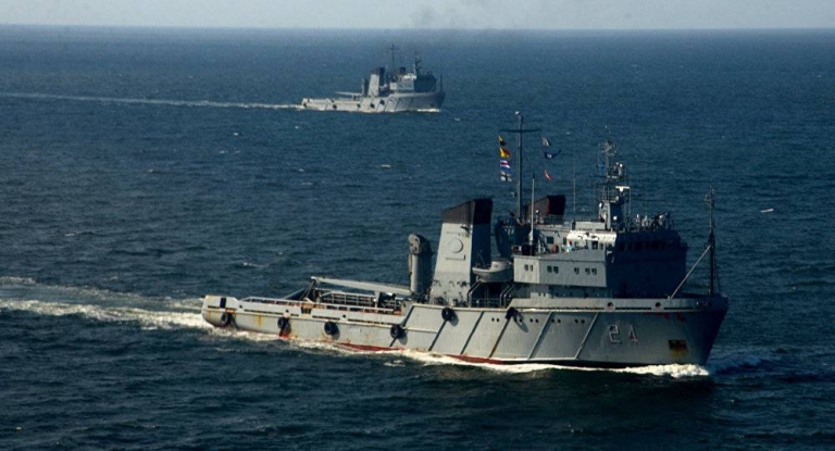 Llegan cuatro buques rusos para la Armada argentina