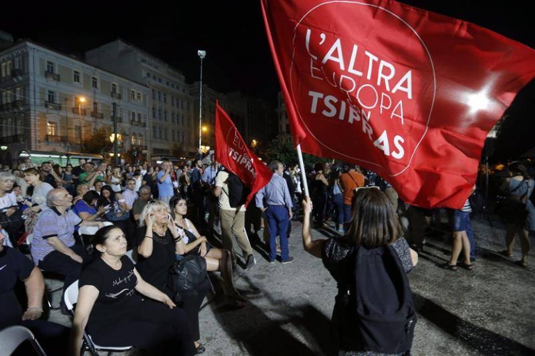 El «no» por delante en Grecia con el 50 por ciento escrutado
