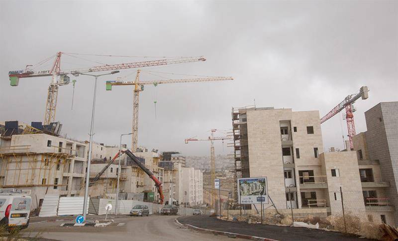 Construcciones ilegales de Israel en territorio de Palestina. EFE