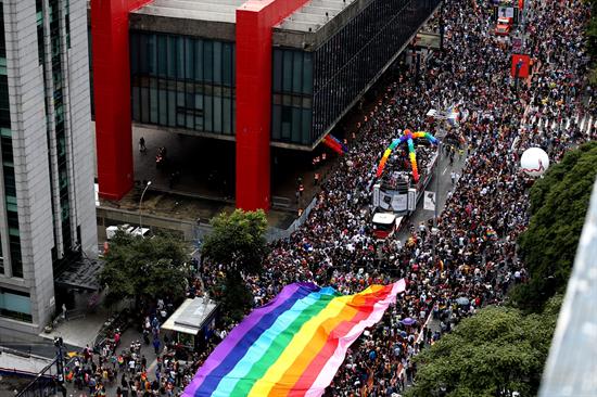 Sao Paulo celebra el Orgullo LGBT y manda un recado político en año electoral