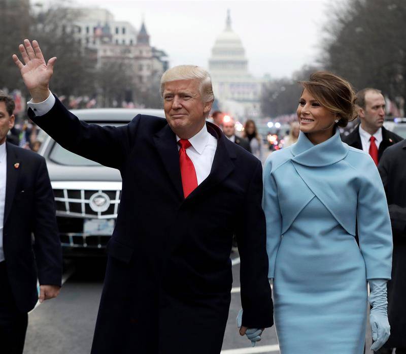 Donald Trump inaugura su gestión como presidente número 45 de EEUU. EFE