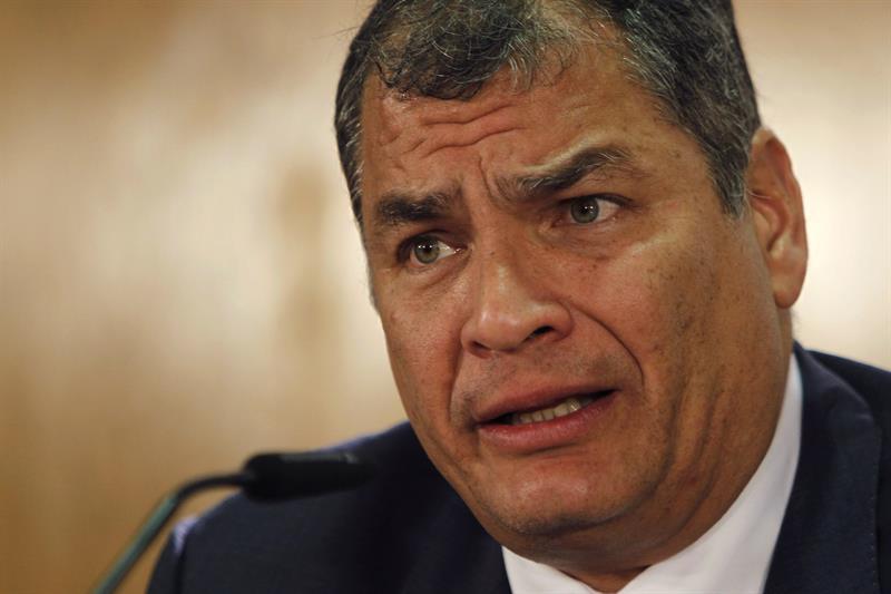 El expresidente de Ecuador, Rafael Correa. Archivo