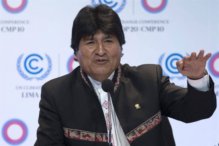 Morales sacude conferencia sobre el clima con duras críticas en Lima