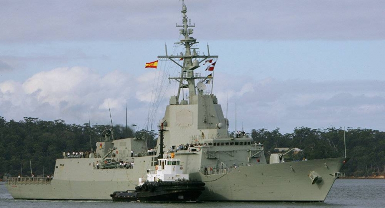 Zarpan fragatas españolas para operar con la OTAN cerca de Rusia