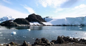 Glaciar en la Antártida. NASA