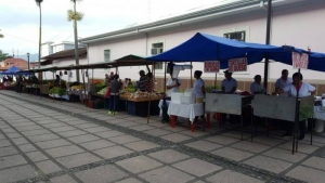 Feria del Agricultor frente a la Asamblea Legislativa Fotografía facilitada por: Prensa PAC