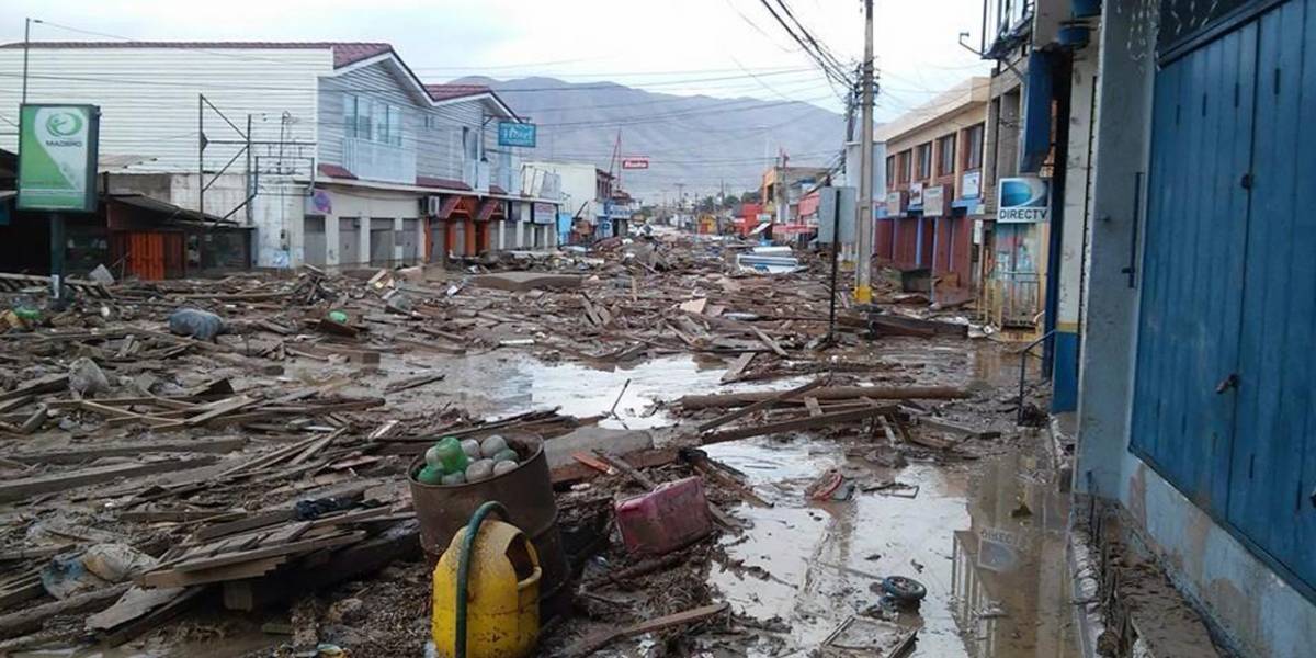 Alrededor de 1.200 personas fueron evacuadas en el norte de Chile por