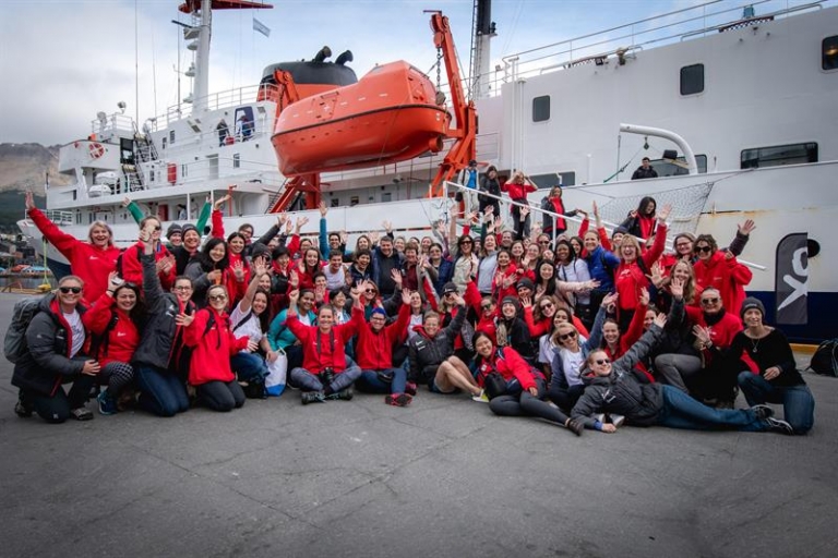 Regresa la exitosa expedición por el liderazgo femenino en la Antártida