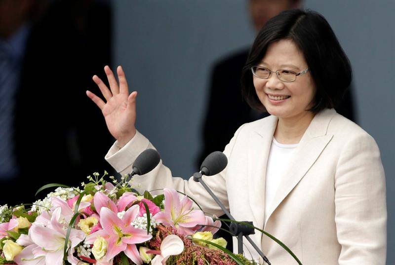 La presidenta de Taiwán, Tsai Ing-wen. Archivo