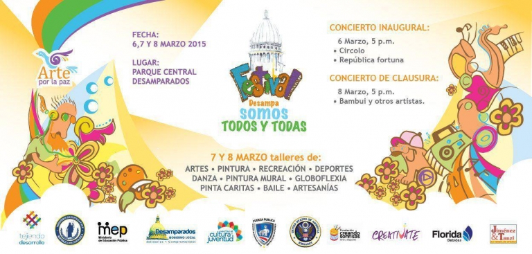 Desamparados promociona paz con festival cultural este fin de semana