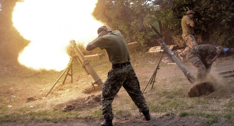 El Ejército de Ucrania recibe nuevos morteros Molot