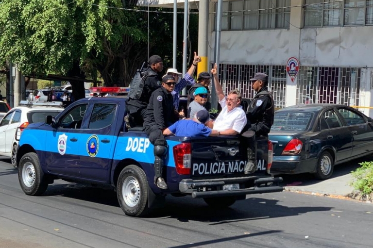 Manifestantes detenidos y periodistas agredidos en Nicaragua