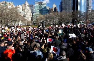 Protesta en Nueva York contra Donald Trump y su política anti-inmigrante. EFE