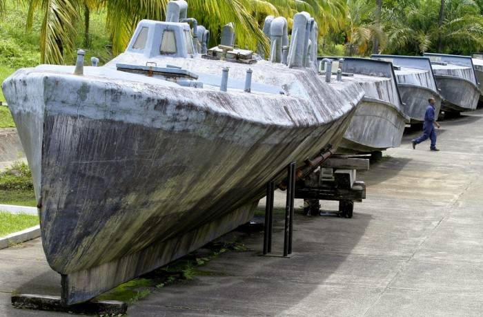 Submarinos capturados con droga en Colombia. Redes
