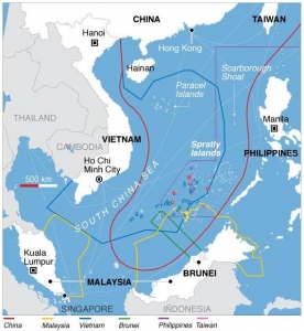 Zona de disputas en el Mar de China Meridional. Sputnik