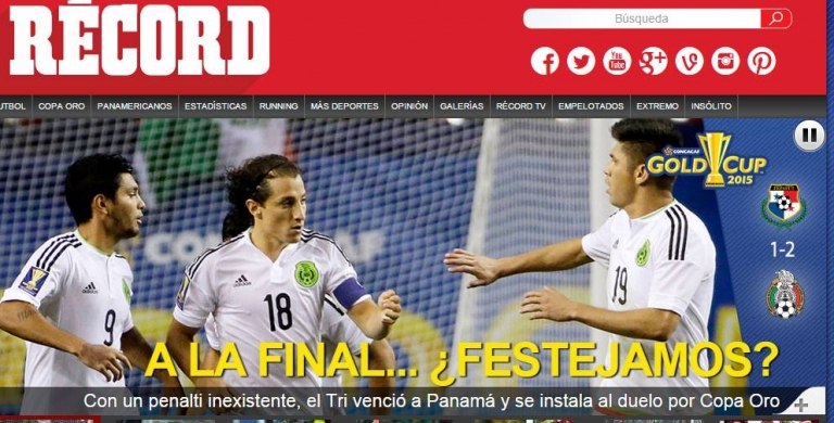 «Nada que celebrar»: prensa mexicana critica el bochornoso pase del «Tri» a la final de la Copa Oro