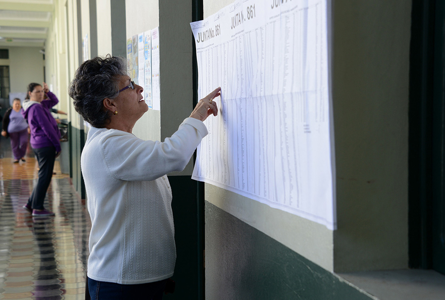 Votaciones municipales 2016 Foto por: UCR