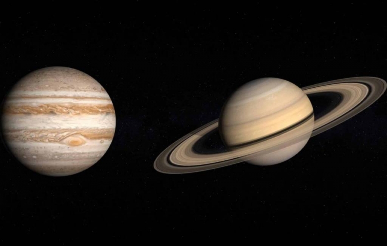 La gran conjunción de Júpiter y Saturno, 21 de diciembre