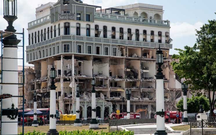 Ministro cubano confía en pronta recuperación de la zona dañada por accidente en el hotel