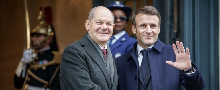Macron y Scholz expresan su apoyo a Ucrania, «inquebrantable» y «durante el tiempo que sea necesario»