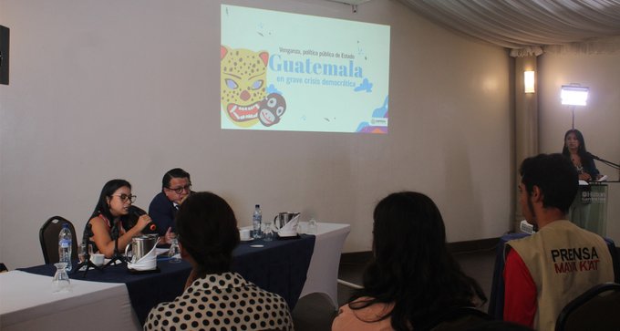 Denuncian grave crisis democrática y autoritarismo en Guatemala