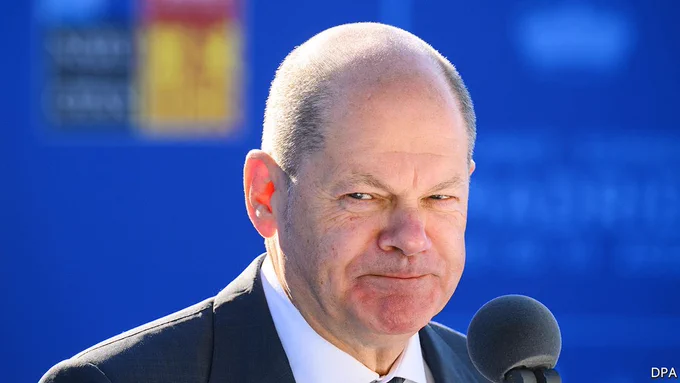 Scholz defends the competitiveness of the German economy