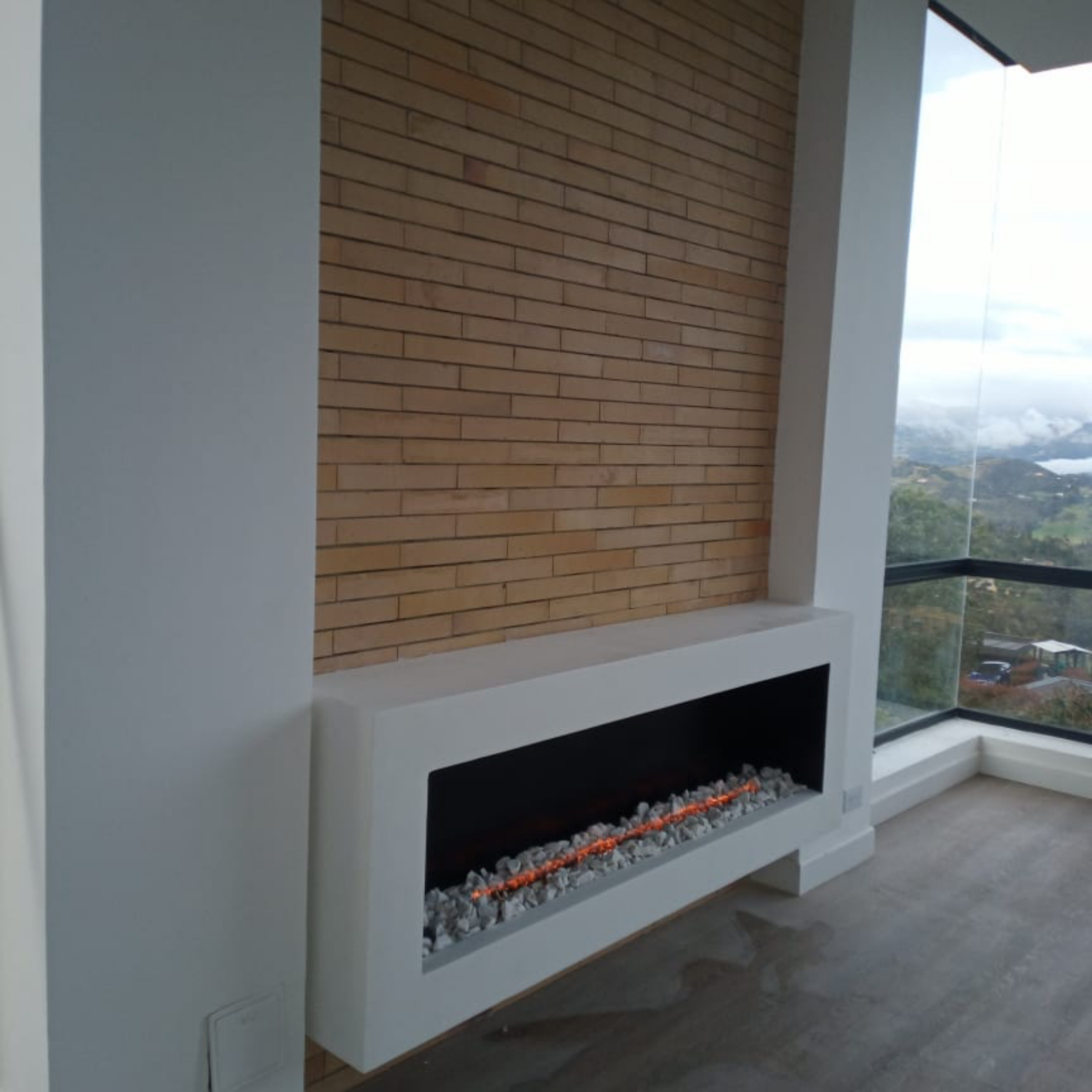 Chimenea esquinera - Chimeneas el Chalet