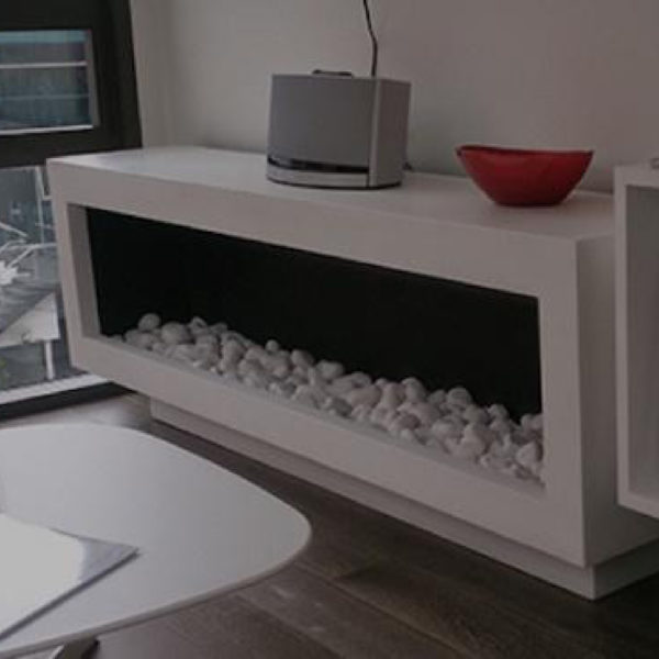 Chimenea rectangular - Chimeneas el Chalet