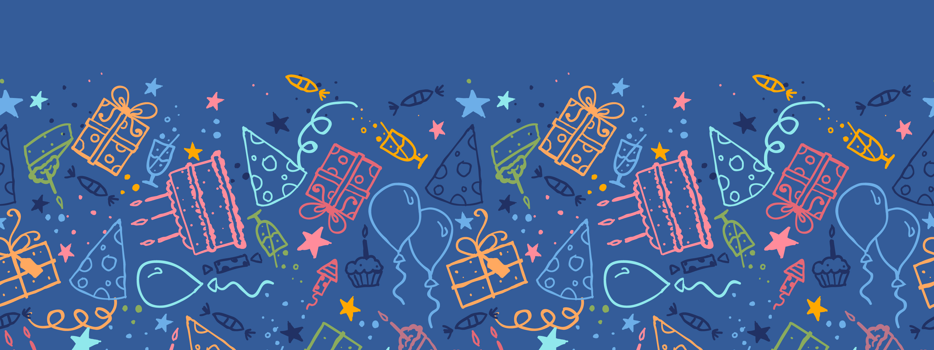 Wide Birthday Banner